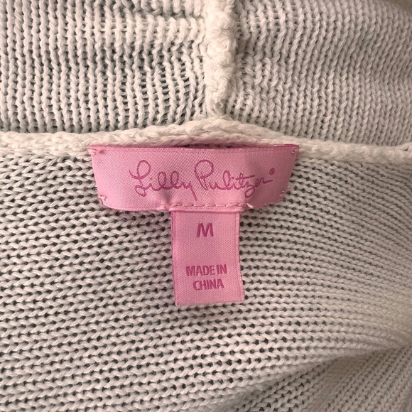 Lilly Pulitzer Tatum Cardigan Resort White Size‎ Medium - Picture 11 of 16